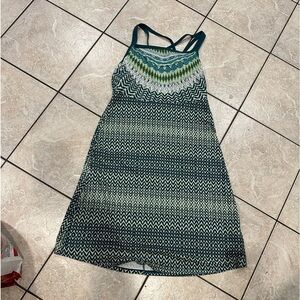 Prana Athletic Dress With Built In Shelf Bra
